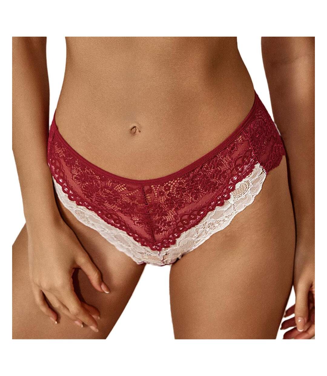 Tanga rouge femme les petites bombes lola - l-1
