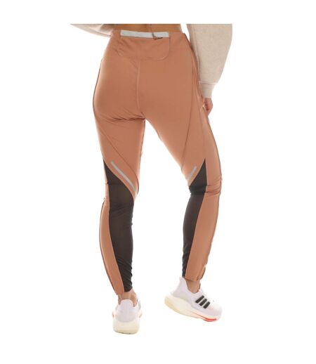 Womens/ladies Collective Power Fast Impact 7/8 Leggings Brown Adidas