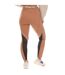 Womens/ladies Collective Power Fast Impact 7/8 Leggings Brown Adidas-2