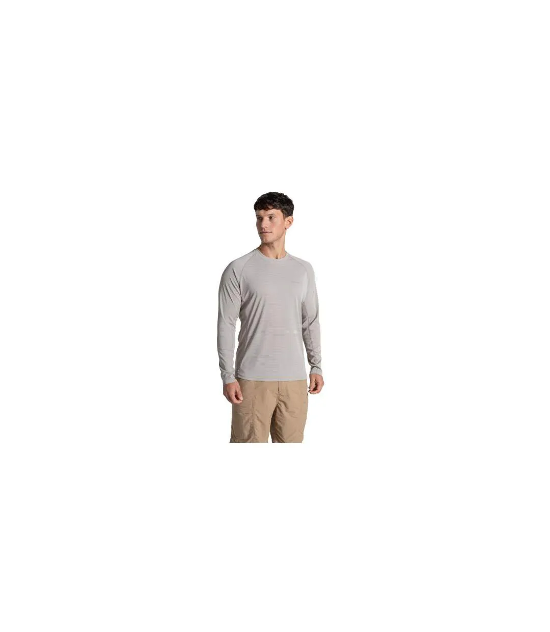 T-shirt Manches Longues Homme Beige Craghoppers-1