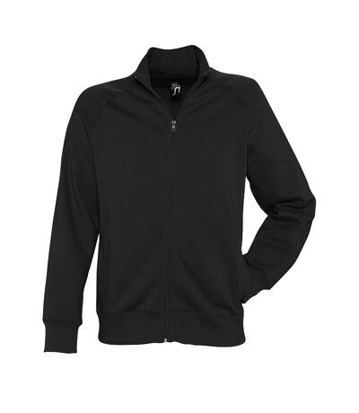 SOLS Mens Sundae Full Zip Sweat Jacket (Black) - UTPC408