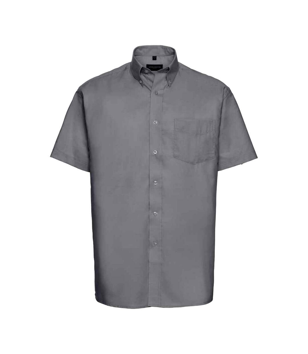 Chemise Formelle Oxford Homme Argenté Russell Collection-1