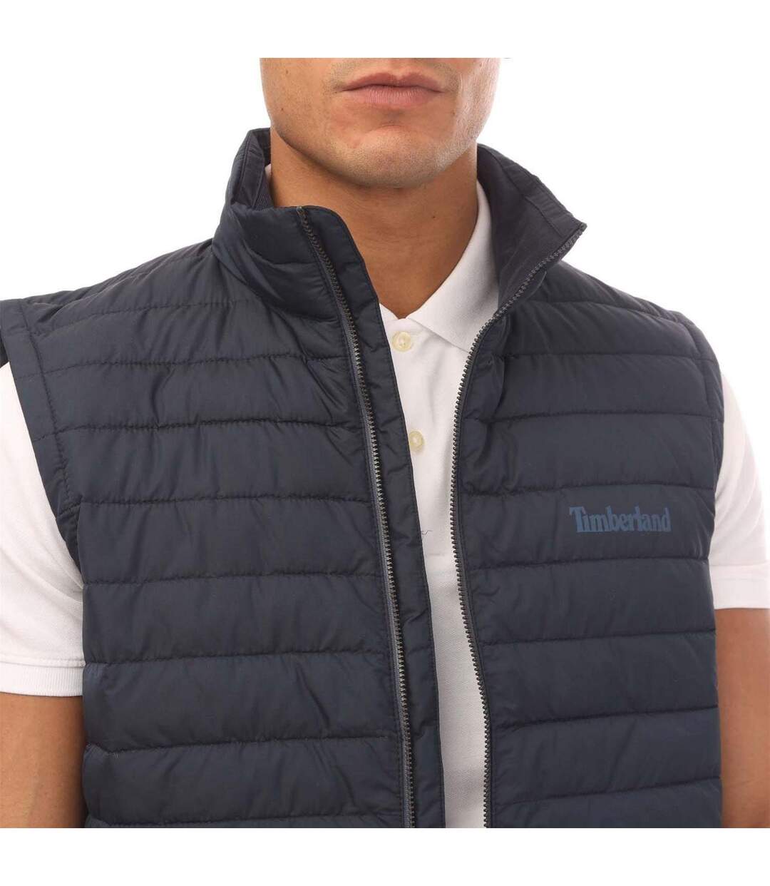 Mens Axis Peak Water Repellent Vest Navy Timberland-4
