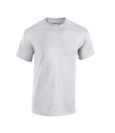 Gildan Unisex Adult Plain Cotton Heavy T-Shirt (Ash) - UTPC5953