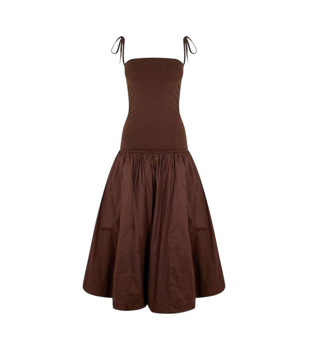 Robe Mi-longue Alexa Femme Marron AmyLynn-2