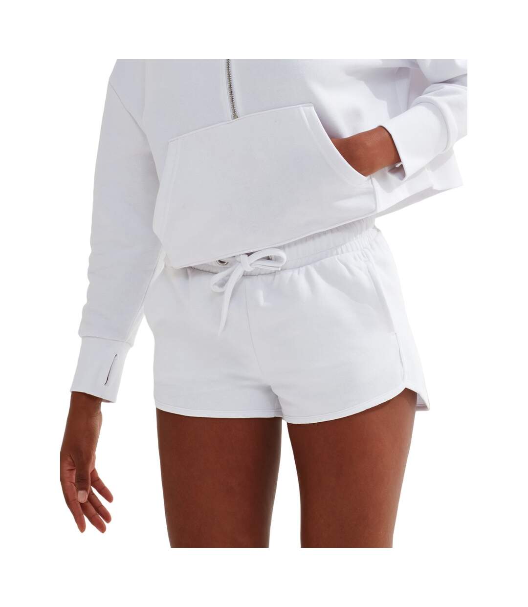 Short de jogging femme blanc TriDri-3