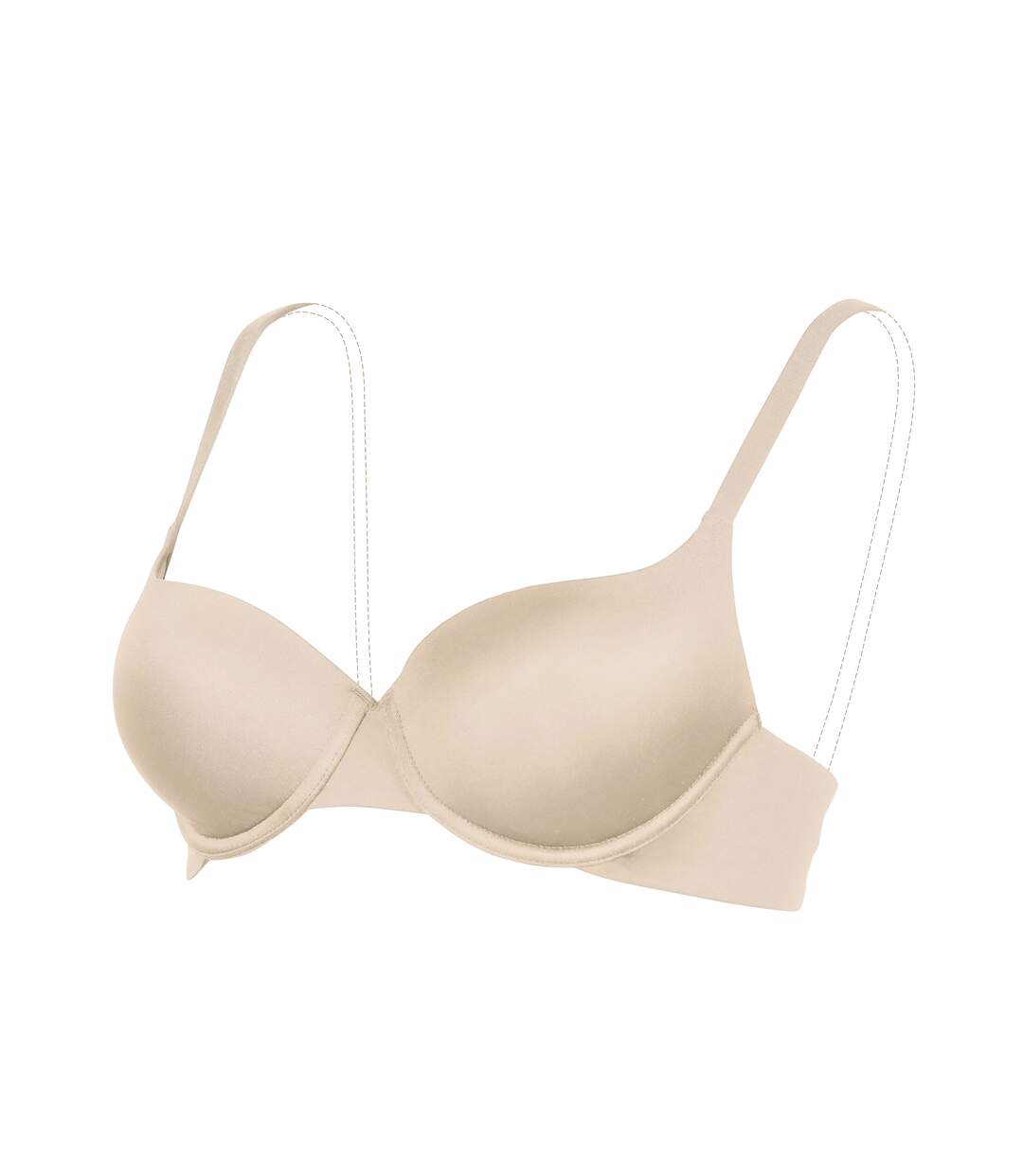 Soutien-gorge préformé Bella peau Lisca - bonnets B à E