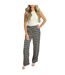 Womens/ladies Polyester Abstract Trousers Multicoloured AX Paris-2