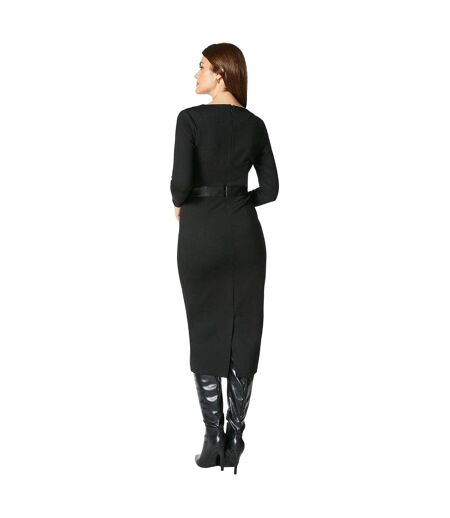 Robe mi-longue femme noir Principles