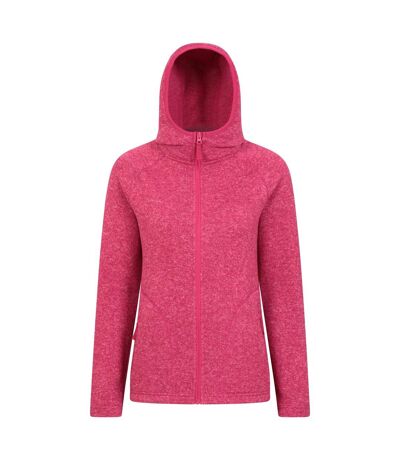 Mountain Warehouse Womens/Ladies Nevis Full Zip Hoodie (Bright Pink) - UTMW2640