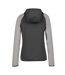 Sweat À Capuche Manches Raglan Femme Gris Icepeak-2
