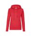 Sweat À Capuche Classic Femme Rouge Fruit Of The Loom-1