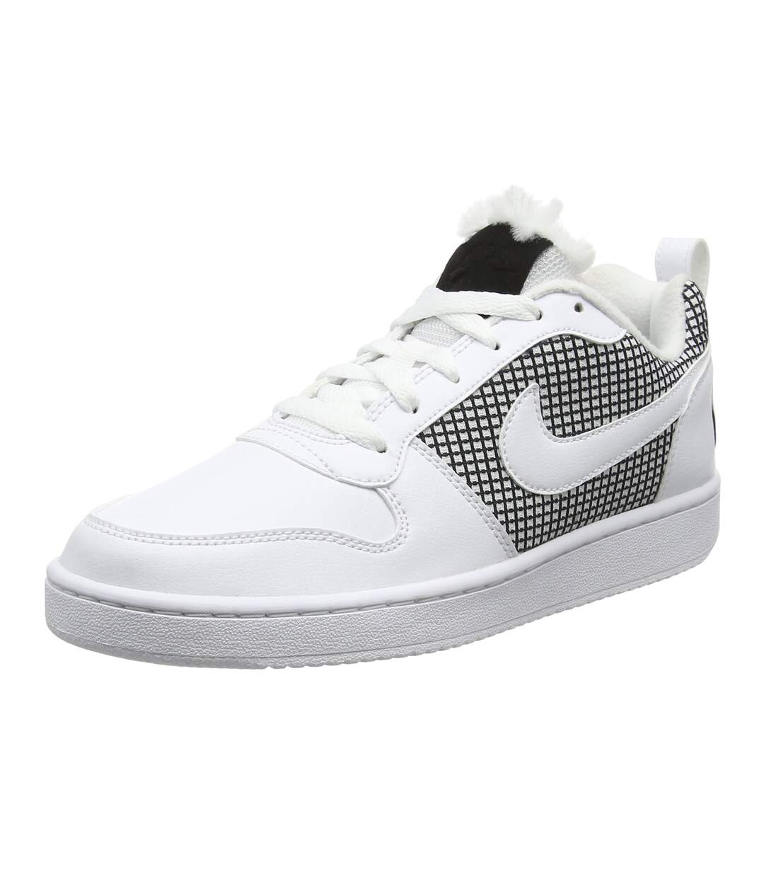 Baskets Court Borough Femme Blanc Noir Nike-1