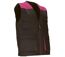 Gilet de travail léger - Unisexe - REF THUNDER - noir et rose magenta-1
