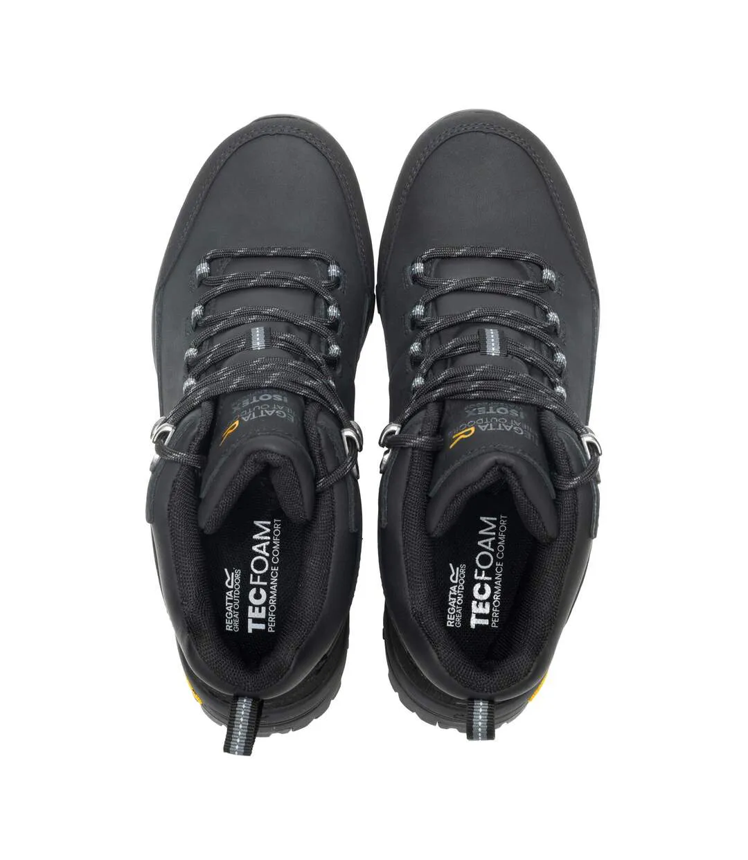 Womens/ladies Burrell Ii Leather Walking Boots Black Regatta-4