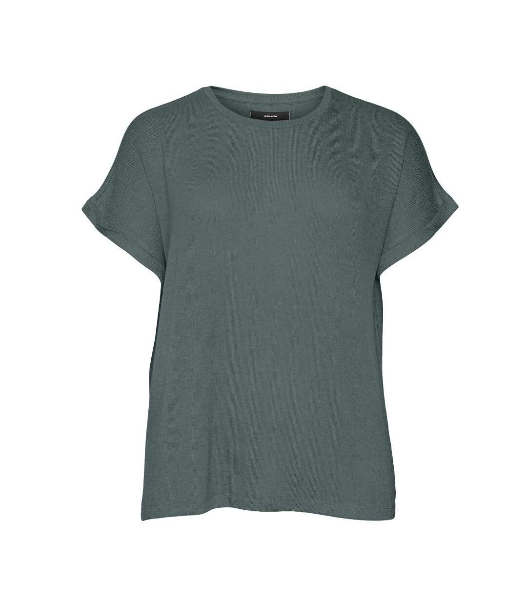 T-shirt fluide vert femme vero moda brianna - 46/48-2