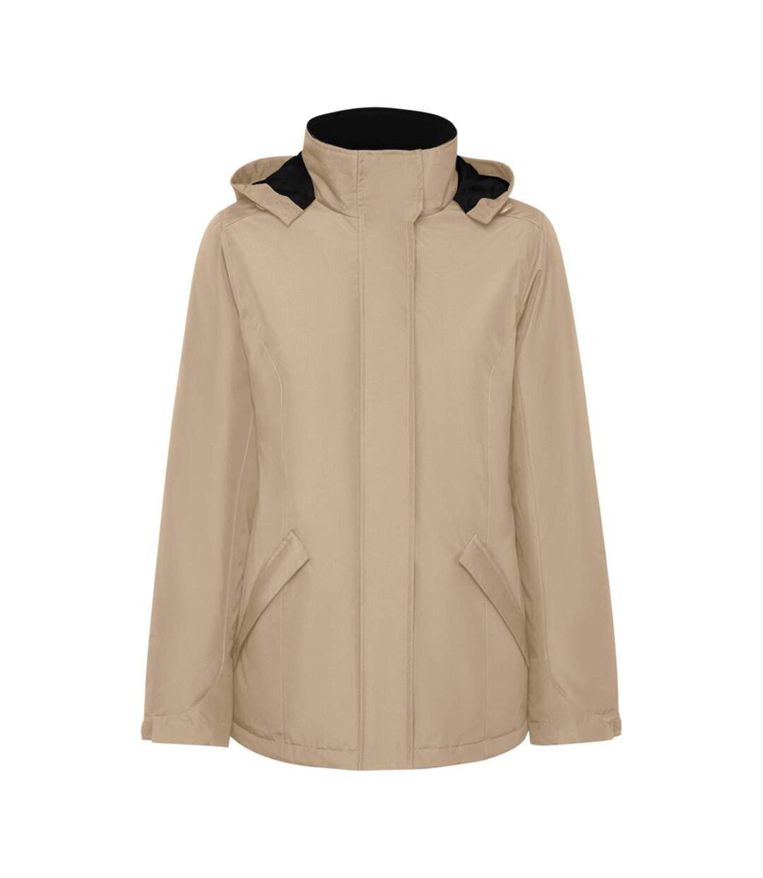 Womens/ladies america padded parka dark sand Roly-1