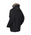 Regatta Mens Salinger II Faux Fur Insulated Parka (Black) - UTRG5301