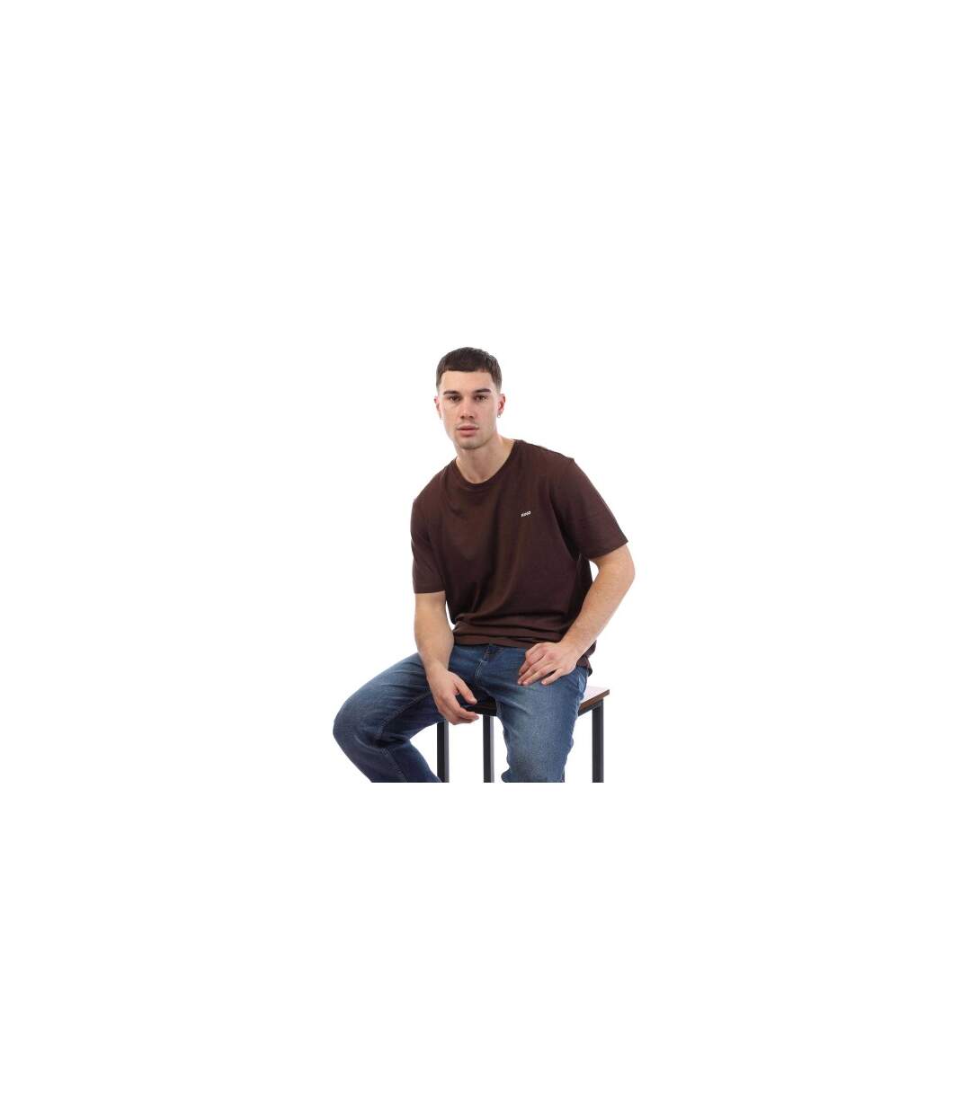 T-shirt Dero Homme Marron Hugo-1