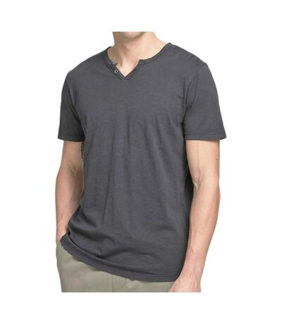 T-shirt gris homme jack & jones split neck - 3xl