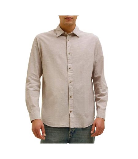 Chemise beige homme jack & jones summer 12274911