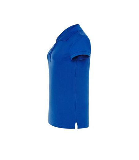 Polo Motif/style Uni Femme Bleu Roi JHK