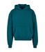 Sweat À Capuche Adulte Vert Rétro Build Your Brand-1