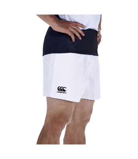 Canterbury Mens Professional Cotton Rugby Shorts (White) - UTRD516