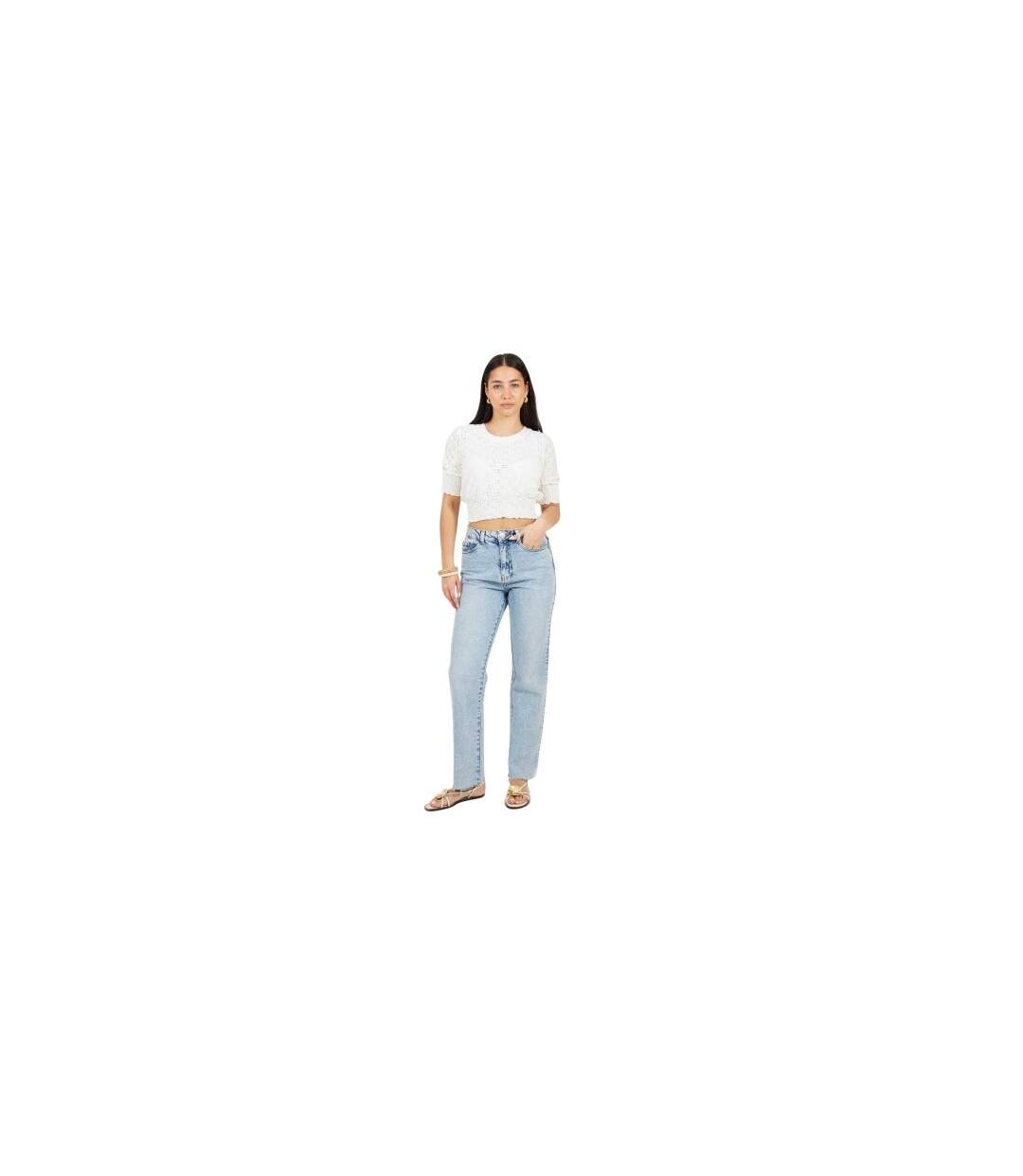 Haut Femme Blanc Brave Soul-1
