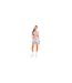 Mini Jupe Motif/style Imprimé Tourbillonnant Femme Rose Missy Empire-1