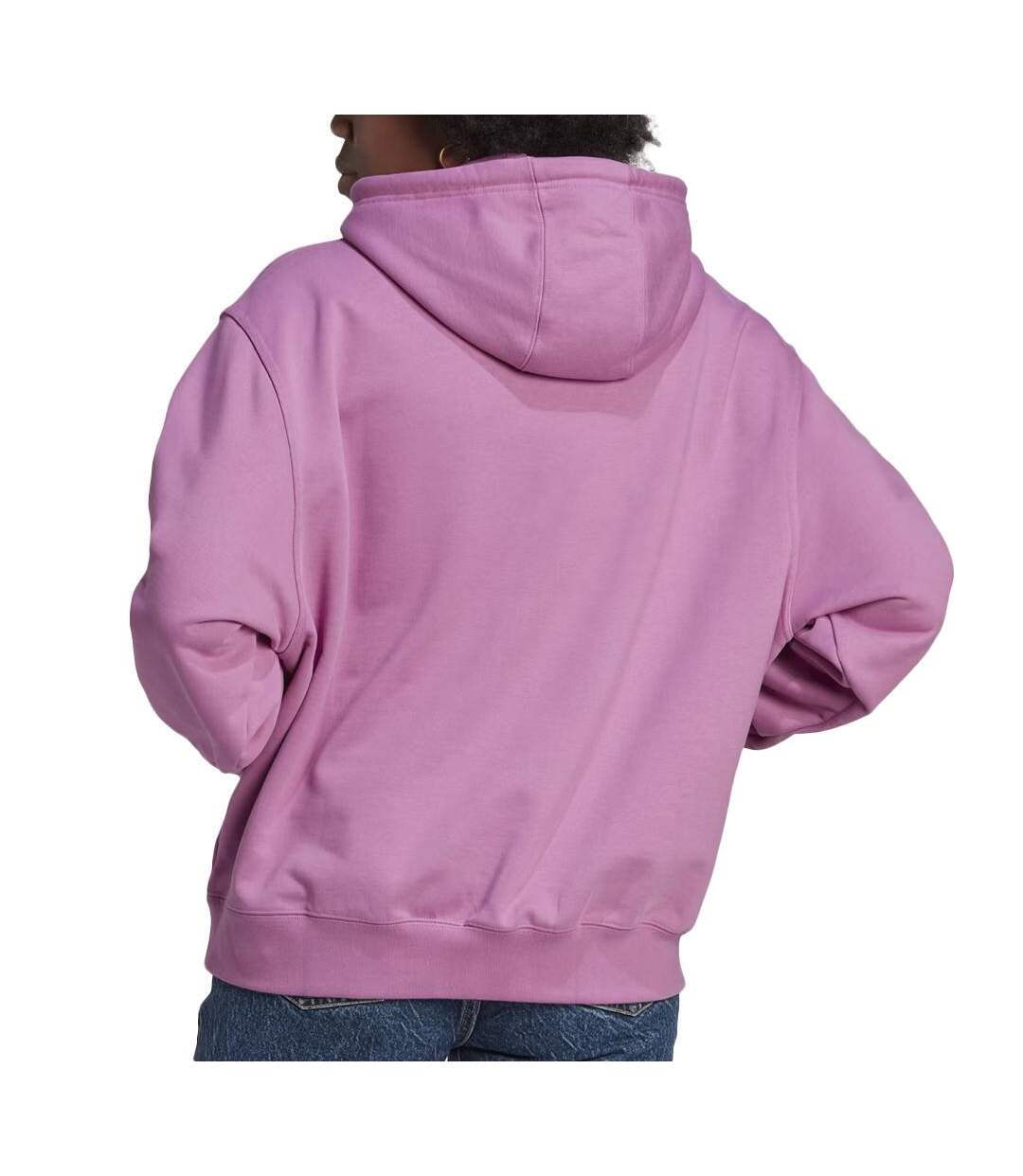 Sweat violet femme adidas hoodie-2