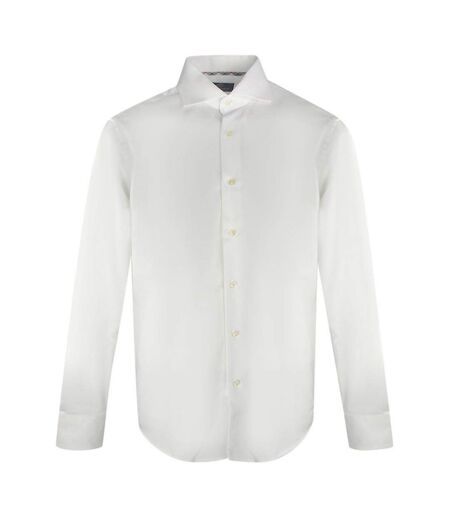 Chemise Manches Longues Homme Blanc Aquascutum