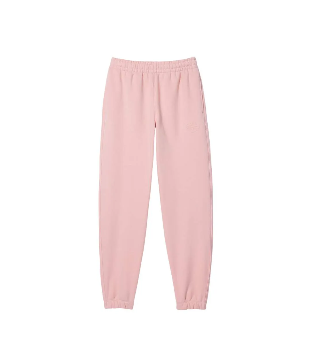 Womens/ladies Plain Joggers Pink Lacoste-2