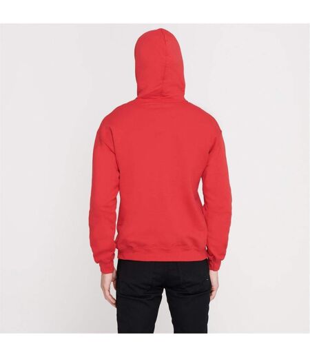 Mens Logo Drawstring Hoodie Red LA Galaxy