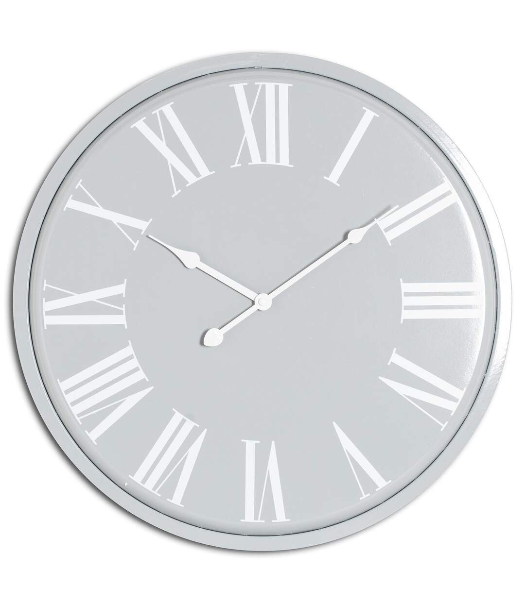 Rothay wall clock 80cm x 5cm x 80cm grey Hill Interiors