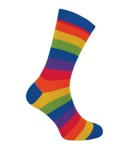 Mr Heron - Mens Breathable Novelty Patterned Bamboo Rainbow Socks