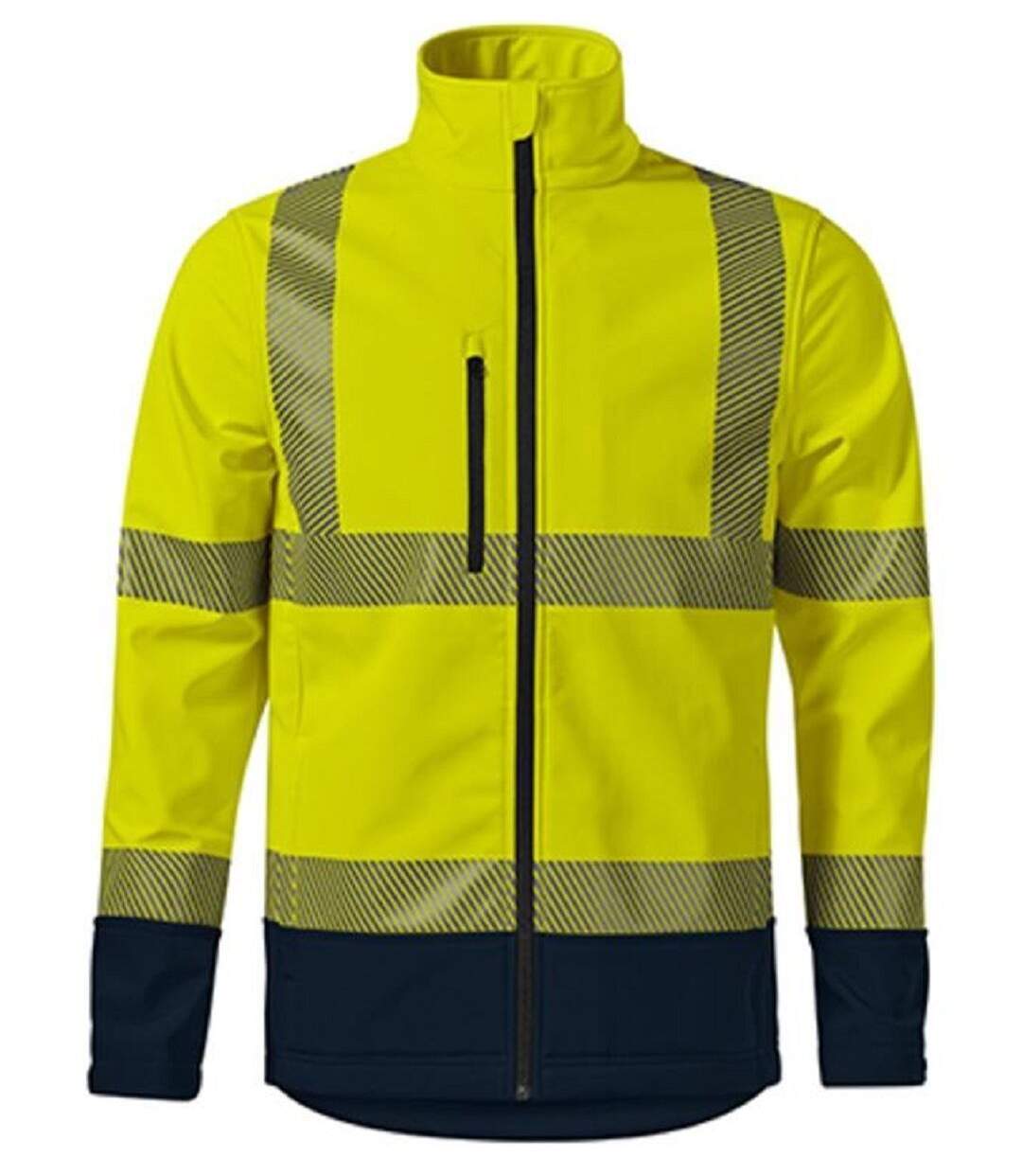 Veste softshell haute visibilité - Unisexe - MF5V3 - jaune fluo