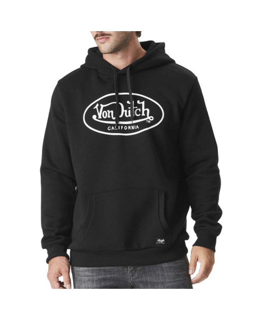 Sweat noir homme von dutch wtbrand-1