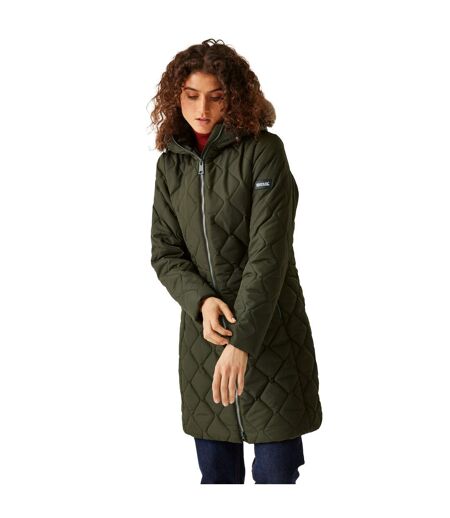 Parka fritha femme kaki foncé Regatta