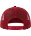 Atlantis Unisex Adult Mesh 6 Panel Trucker Cap (Red) - UTAB624