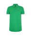Mens Firenze Cotton Polo Shirt Green Boss-1