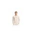 Mens Iconic Crew Neck Sweatshirt White Hugo Boss-1