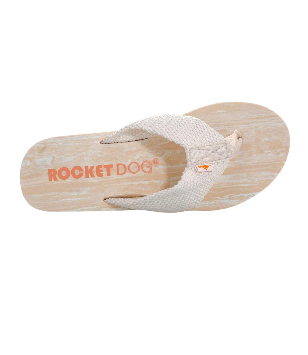 Tongs À Talons Compensés Diver Femme Crème Rocket Dog-4