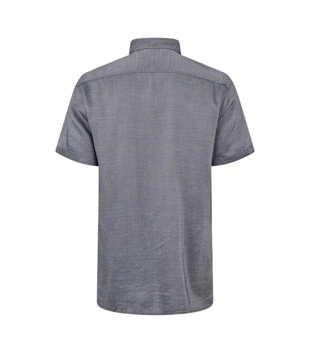 Chemise Manches Courtes Homme Gris Boss-2