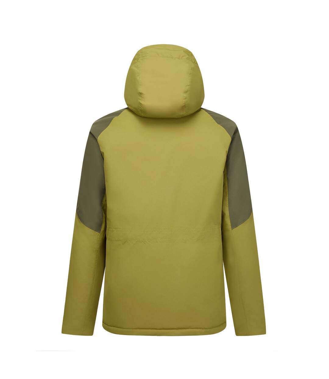 Mens Stanford Two Tone Waterproof Insulated Jacket Nephrite Green Dark Khaki Regatta-3