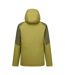 Mens Stanford Two Tone Waterproof Insulated Jacket Nephrite Green Dark Khaki Regatta-3