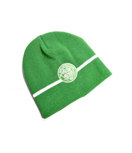 Celtic FC Unisex Adults Basic Knitted Beanie Hat (Green) - UTBS2048