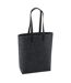 Tote bag premium taille unique noir / charbon chiné Bagbase