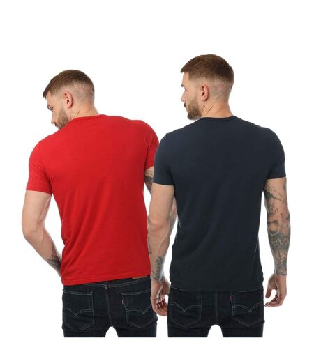 T-shirts homme bleu marine / rouge Emporio Armani