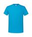 T-shirt Hommes Azur Fruit Of The Loom-1